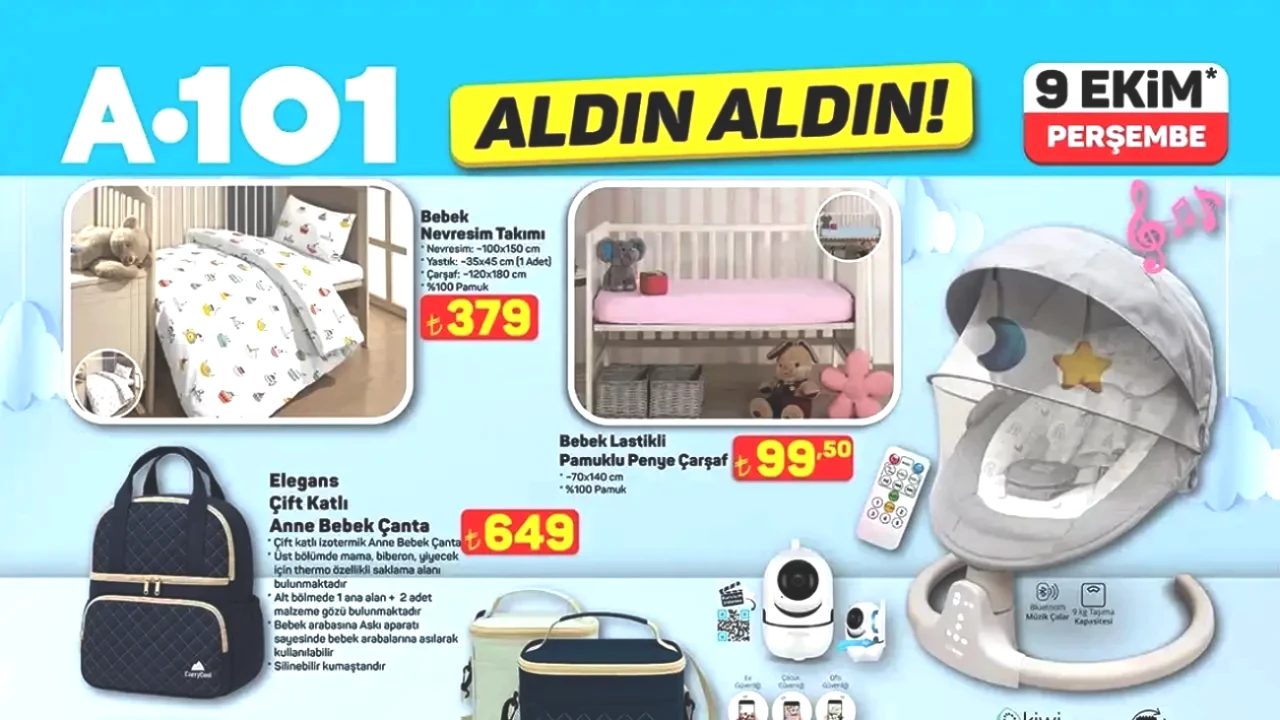 A101'in 9 Ekim 2025 Aktüel Ürünler Kataloğu Yayınlandı! Kaçırılmayacak Fırsatlar Sizi Bekliyor!