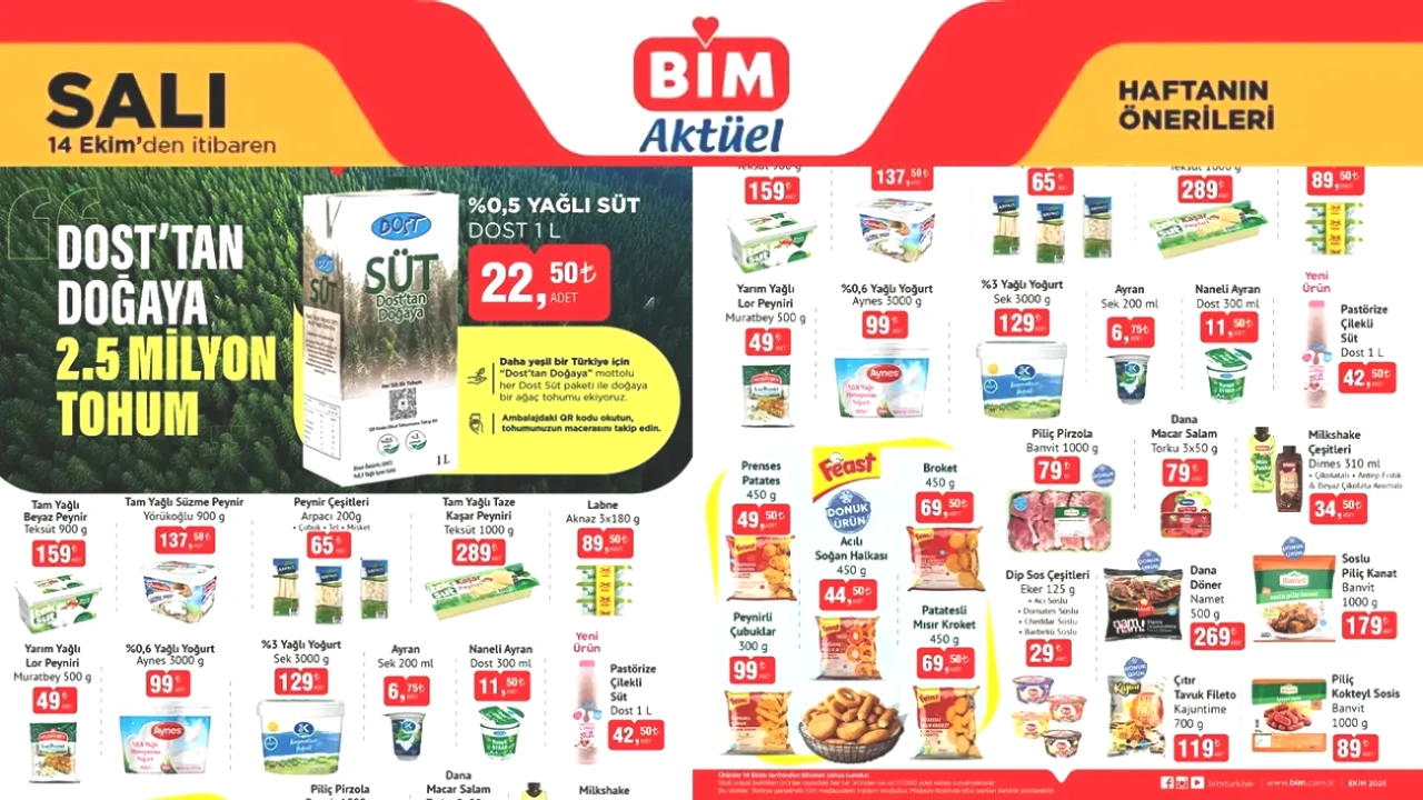 BİM 14 Ekim 2025'te Neler Sunuyor? Yeni Aktüel Ürünler Kataloğu ile Tasarrufu Yakalayın!