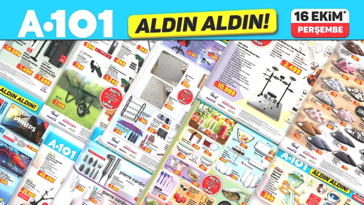A101'de 16 Ekim 2025 Tarihli Birbirinden Çekici Aktüel Ürünler! Kaçırmayın!